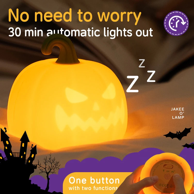 Jack-O-Light™ Halloween LED Pumpkin Lamp
