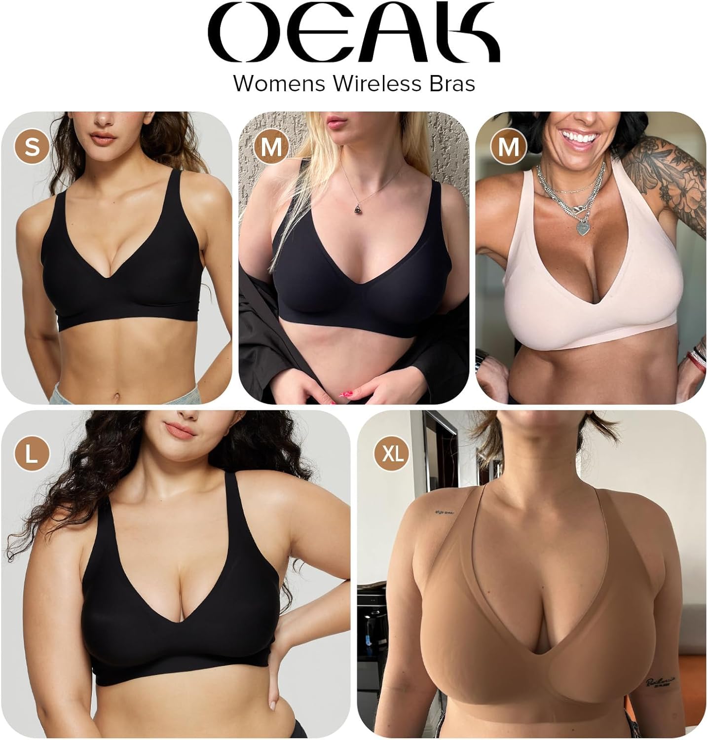 💗 VBRA™ Seamless Deep-V Comfort Bra
