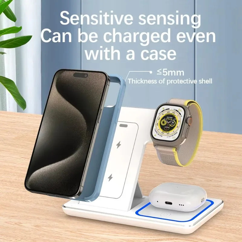 ChargeBase™ 3-in-1 Fast Wireless Station