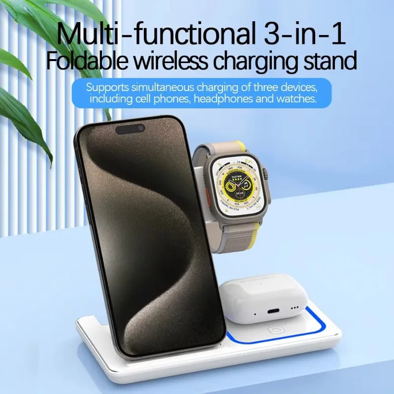 ChargeBase™ 3-in-1 Fast Wireless Station