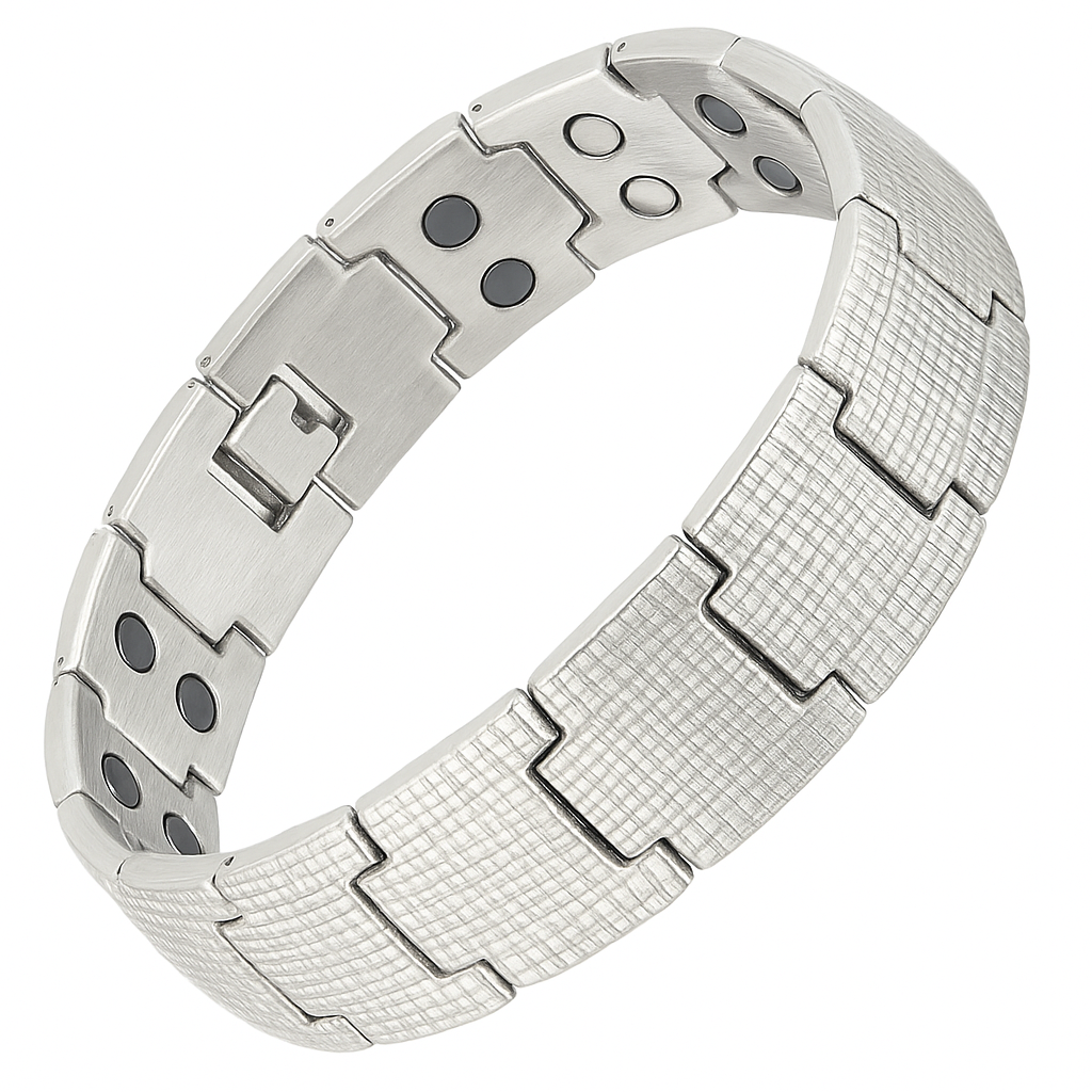 TitanForge™ Magnetic Copper Bracelet – Pain-Relief Wellness Band for Men