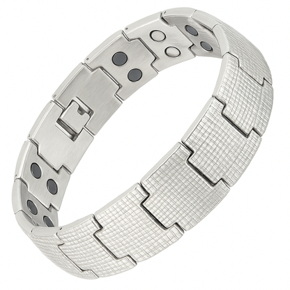 TitanForge™ Magnetic Copper Bracelet – Pain-Relief Wellness Band for Men