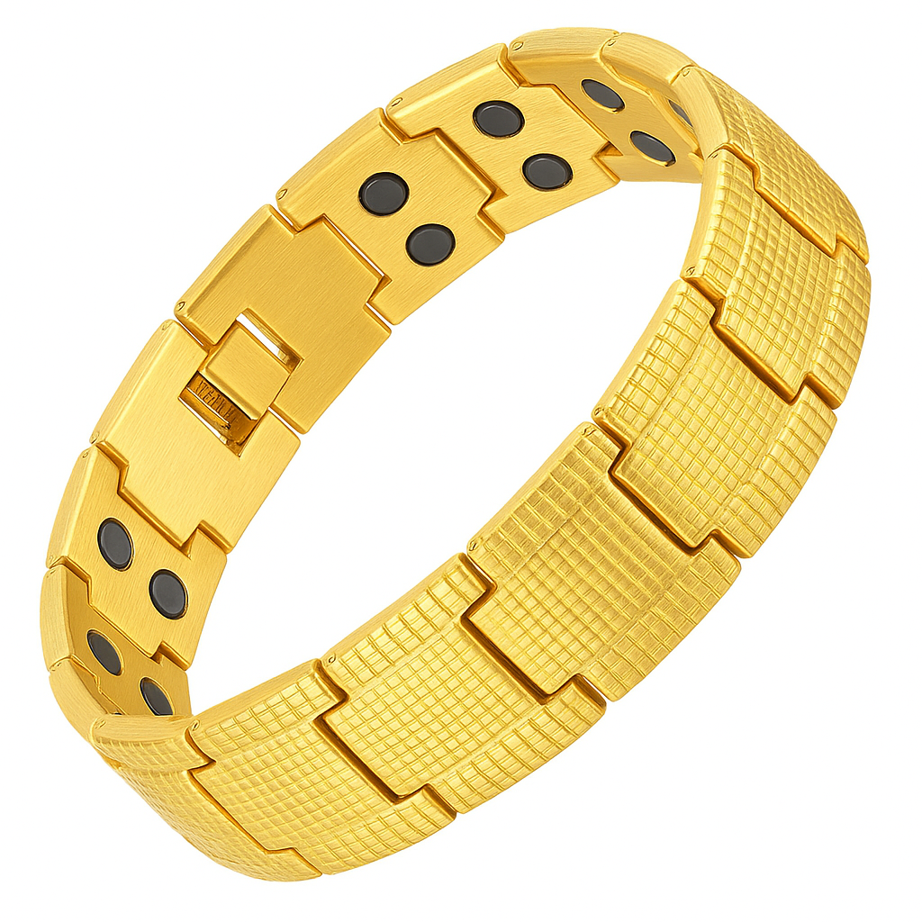TitanForge™ Magnetic Copper Bracelet – Pain-Relief Wellness Band for Men