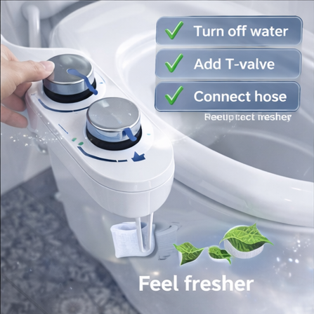 CleanFit Pro™ Seamless Bidet Attachment