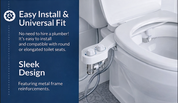 CleanFit Pro™ Seamless Bidet Attachment