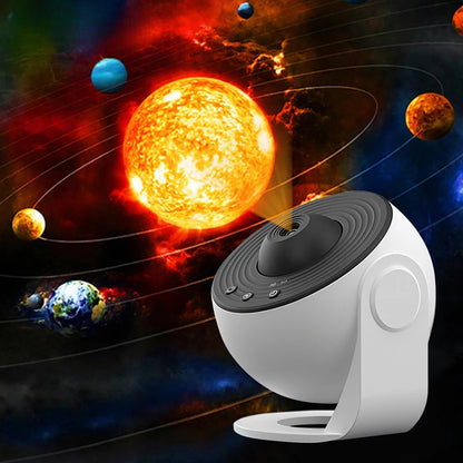 Solar System Galaxy Projector – 360° Space Night Light for Kids & Adults