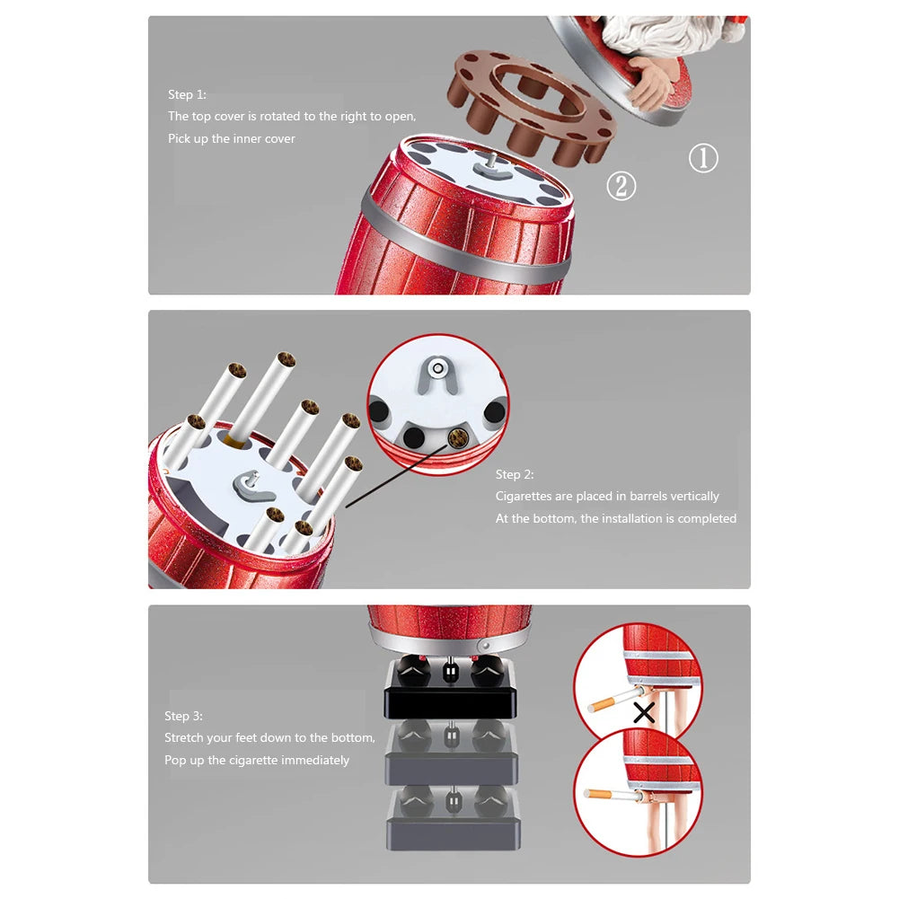 Santa's Fun Cigarette Box