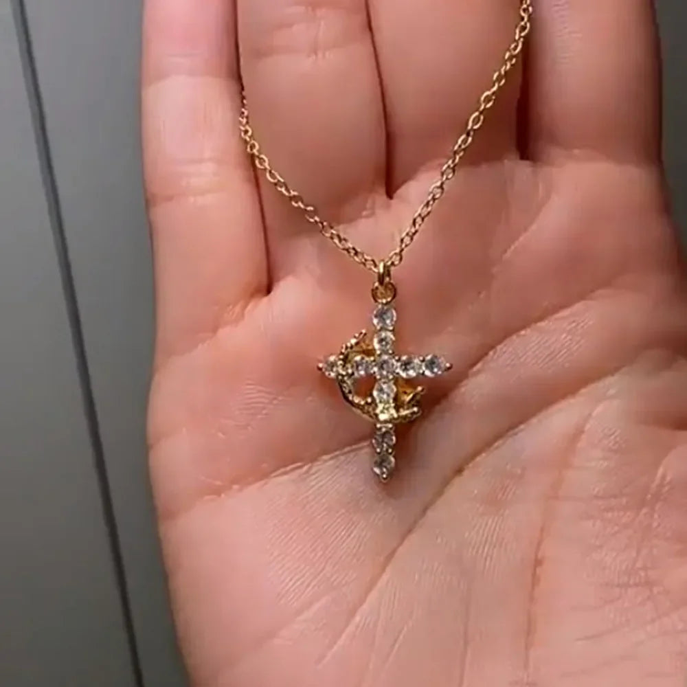 FaithSpin™ Rotating Cross Necklace