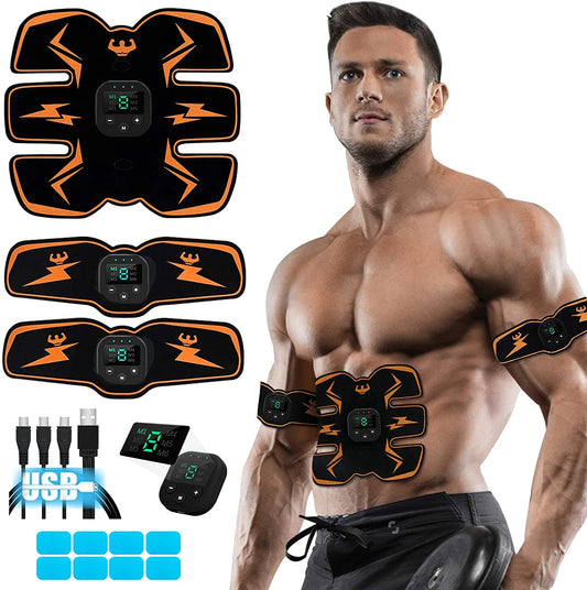 FlexiPulse™ EMS Muscle Trainer – Full Body Smart Stimulator for Arms, Abs, Legs & Glutes