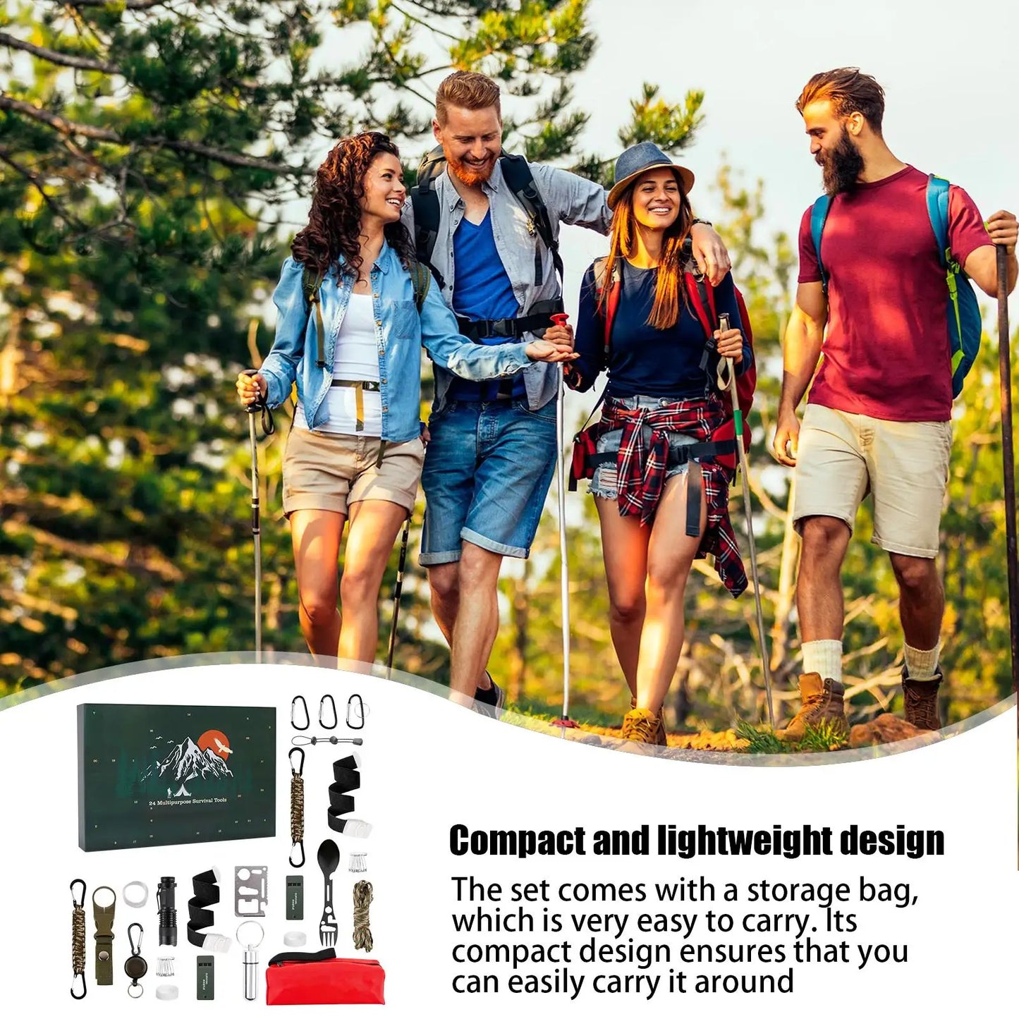 All-In: 13-in-1 Survival Gear Kit