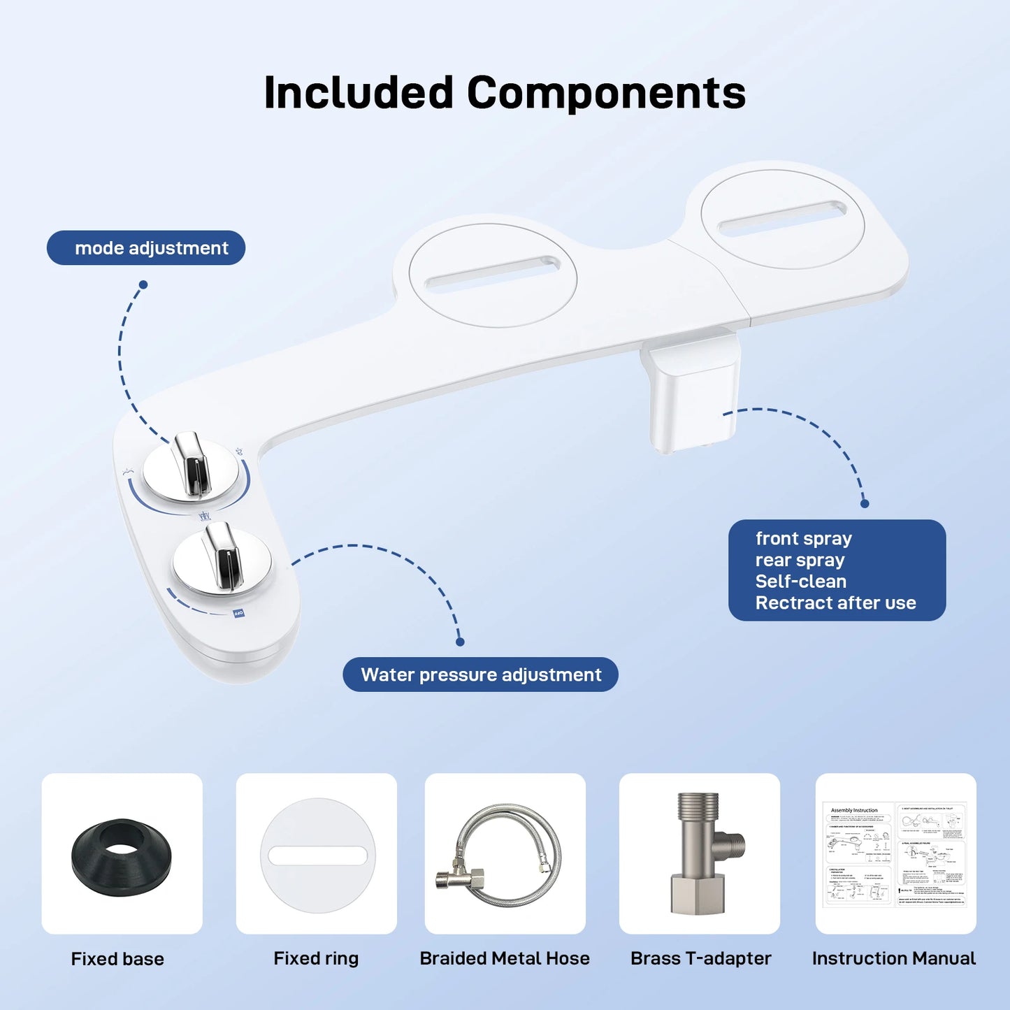 CleanFit Pro™ Seamless Bidet Attachment