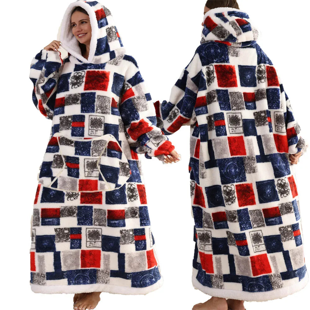 GhoulFleece™ Oversized Halloween Hoodie Blanket