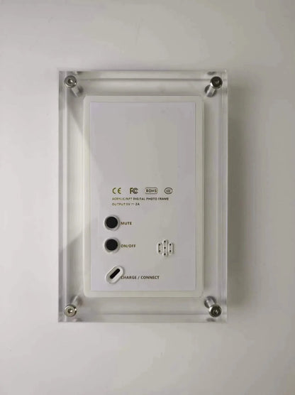 🖼️ CrystalGlow™ Magnetic Acrylic Photo Frame