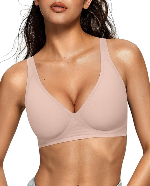 💗 VBRA™ Seamless Deep-V Comfort Bra