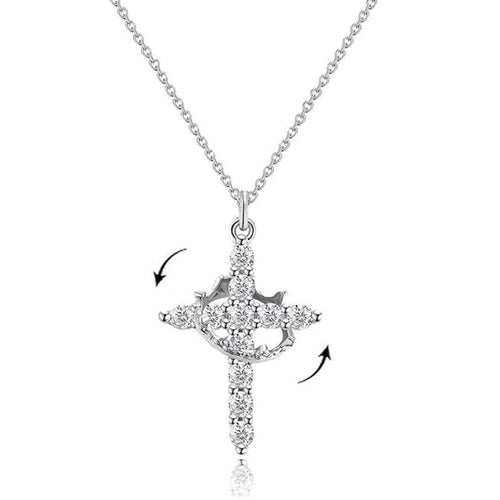 FaithSpin™ Rotating Cross Necklace
