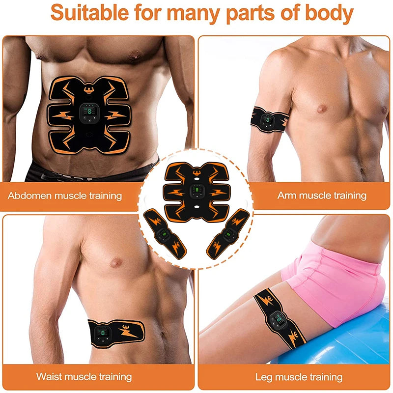 FlexiPulse™ EMS Muscle Trainer – Full Body Smart Stimulator for Arms, Abs, Legs & Glutes