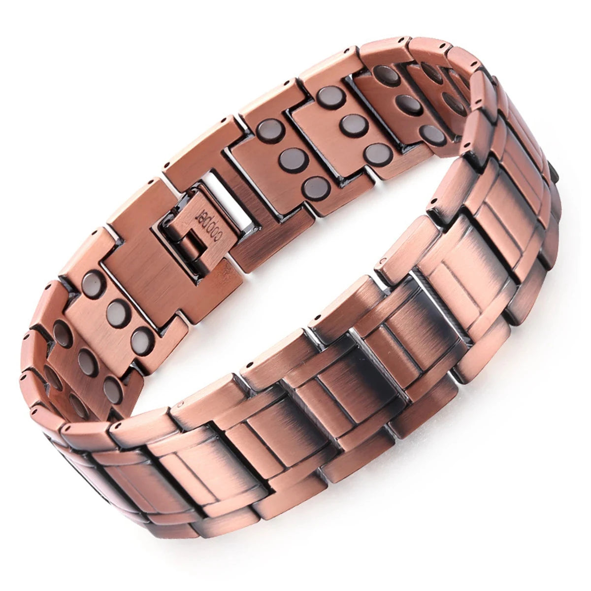 TitanForge™ Magnetic Copper Bracelet – Pain-Relief Wellness Band for Men