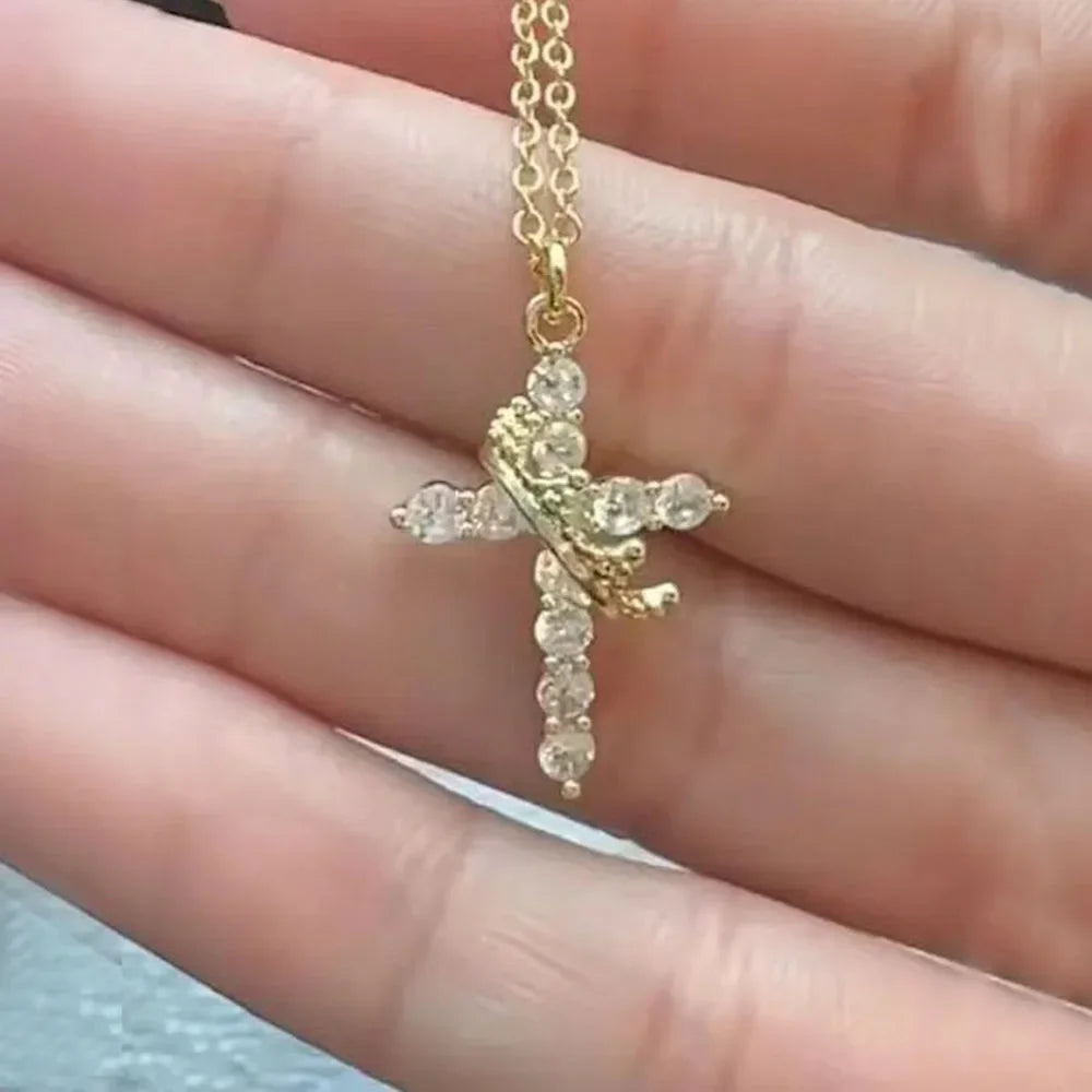 FaithSpin™ Rotating Cross Necklace