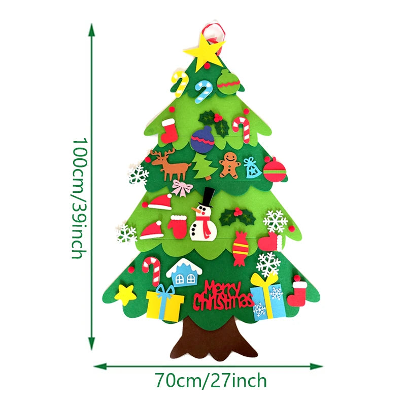 FestiveTree™ Kids Felt Christmas Tree Set