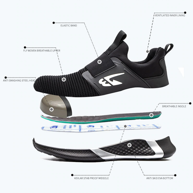 Elon Slip on Safety Shoes
